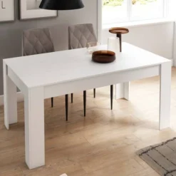 Table à Manger 140cm Extensible à 200cm -WOOOD Soldes 298868e4a7f5475b9fed8b6da1699597