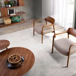 Fauteuil En Simili Cuir De Vison -WOOOD Soldes 2a8da80301e343bebba7b108fd29f289