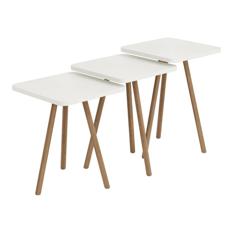 Set De 3 Tables D'appoint Hobro 10 Set De 3 Tables D'appoint Hobro – Image 8