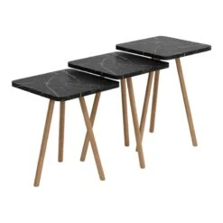 Set De 3 Tables D'appoint Hobro 38 Set De 3 Tables D'appoint Hobro -WOOOD Soldes 368396641667406cb804f8422ca1daae