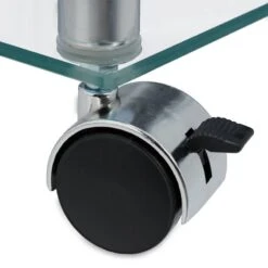 Table D'appoint En Verre Avec Roulettes -WOOOD Soldes 38e451dc1cb14e1ab567d2f4021b7fa8