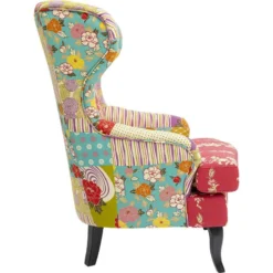 Fauteuil Wing Patchwork 21 Fauteuil Wing Patchwork -WOOOD Soldes 3ae6e53df2684592a2a7882d98c94488