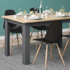 Table à Manger Karlos 140cm -WOOOD Soldes 40fa12d801fb4ae6ba0cde77756cd2a3