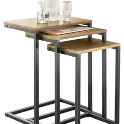 Lot De 3 Tables D'appoint FBT102-F