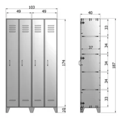 Armoire Stijn -WOOOD Soldes 5260e318883f46a6b11636d1628d56ef