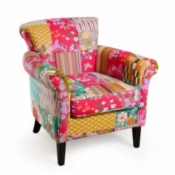 Fauteuil Aliénor Tissu Bohème