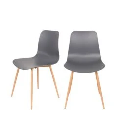 Lot De 2 Chaises Leon -WOOOD Soldes 5528ee943a4044a8a4637d25a2f73562