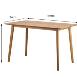 Table à Manger BONIFACIO -WOOOD Soldes 55b4fa0f96074736b83b5f8980a9c206