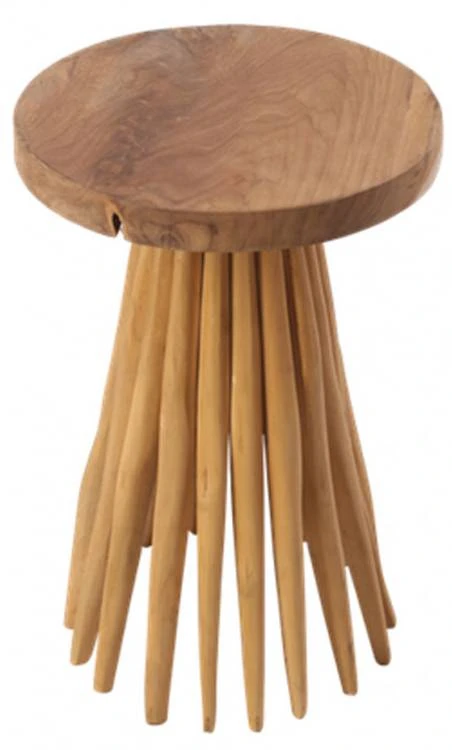 Bout Canapé Plateau Rond Piètement Teck 3 Bout Canapé Plateau Rond Piètement Teck