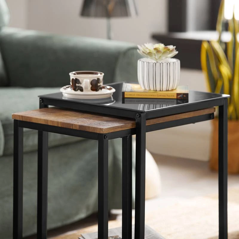 Lot De 2 Tables D'Appoint FBT99-F 8 Lot De 2 Tables D'Appoint FBT99-F – Image 6