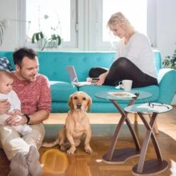 Table D’appoint Ronde Lot De 2 Plateau 12 Table D’appoint Ronde Lot De 2 Plateau -WOOOD Soldes 64e5cf871895477cbf228448f1f683dd