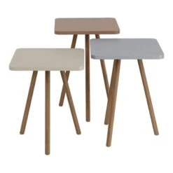 Set De 3 Tables D'appoint Hobro