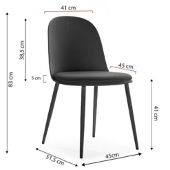 Lot De 4 Chaises Kana Blanches -WOOOD Soldes 69aa6597bd1942c9a6a2ef2010340397