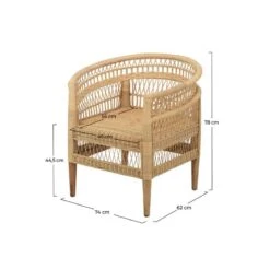 Fauteuil Medan -WOOOD Soldes 6cb7a34ade344308a35ee3eaabff397c