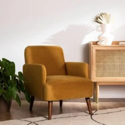 Fauteuil Rétro Velours Vert Forêt 26 Fauteuil Rétro Velours Vert Forêt -WOOOD Soldes 6ced196b31a646e289dce54b5a05a677