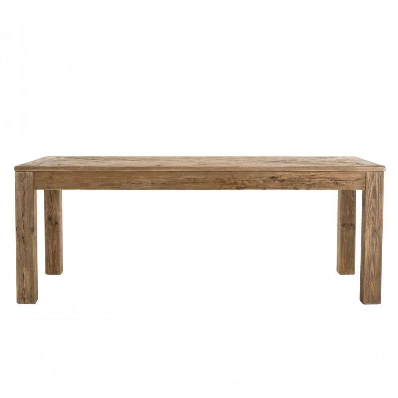 Table De Repas 200cm En Bois Recyclé 6 Table De Repas 200cm En Bois Recyclé – Image 4