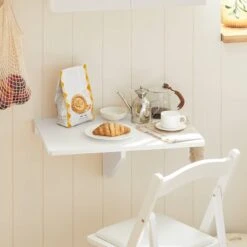 Table Murale Rabattable Écru FWT03-PF 30 Table Murale Rabattable Écru FWT03-PF -WOOOD Soldes 70552593b6e949fe9d2e9511ee510c4e