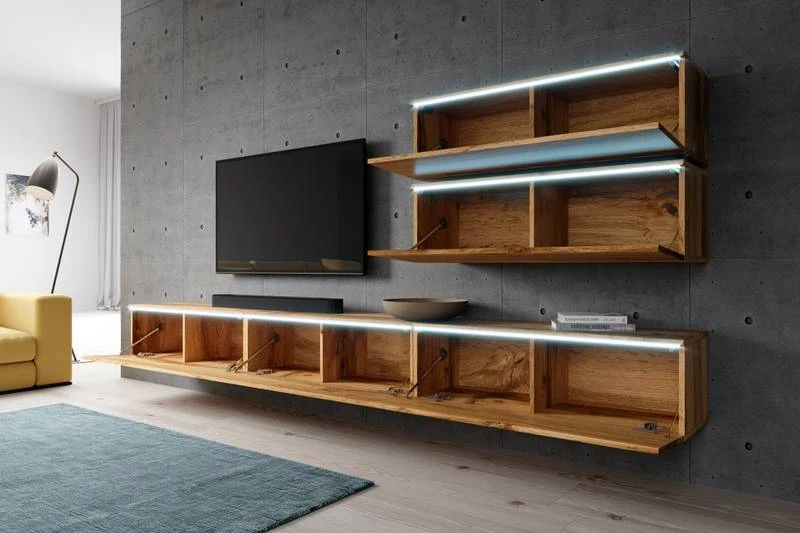 FURNIX Ensemble Meubles Bargo V Avec LED 5 FURNIX Ensemble Meubles Bargo V Avec LED – Image 3