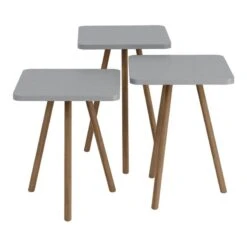 Set De 3 Tables D'appoint Hobro 31 Set De 3 Tables D'appoint Hobro -WOOOD Soldes 77d9a00024ee4bb0ab34cdc8a0da507e