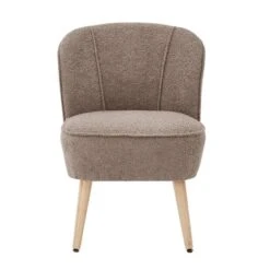 Fauteuil TIVOLI Tissu Bouclette Kaki -WOOOD Soldes 77dadc1fe1924115992bf1b2df483046