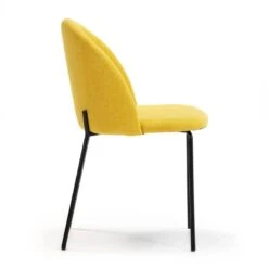 Pack 2 Chaises Kenia Tapissées Moutarde -WOOOD Soldes 7f0d3b527b1d4ed184ec48662b221b47