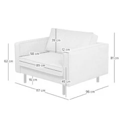 Fauteuil XL FORT DODGE -WOOOD Soldes 8000001002 230328 500 SKETCH DETAILS P000000008000001002 sketch