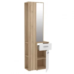 Meuble Entrée Miroir, Rangement - NINA -WOOOD Soldes 81be3c22364f4139b86ea885ce268a45