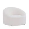 Fauteuil Design En Bouclette Ivoire -WOOOD Soldes 8a926bf2e34647c0b7cc4bc9a2e03e2e
