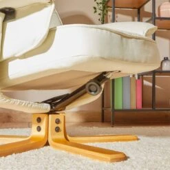 Fauteuil Relaxation + Repose-pied CHARLY -WOOOD Soldes 8b425097dd8f47ebad8eac66a66b82de