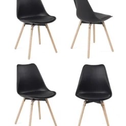 Chaise Scandinave MIA (lot De 4) -WOOOD Soldes 8e447167c56749debcdb825d7af29da4