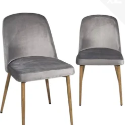 Chaise Scandinave Velours DIMA 16 Chaise Scandinave Velours DIMA -WOOOD Soldes 93de71dc65324f0483ce8fcfa6114dcd