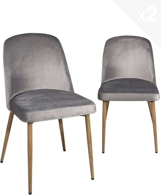 Chaise Scandinave Velours DIMA 8 Chaise Scandinave Velours DIMA – Image 6