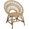 Fauteuil Pétale En Rotin Naturel -WOOOD Soldes 998747e0eefc43b8a8993531f57e4de5