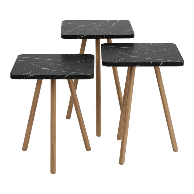 Set De 3 Tables D'appoint Hobro 18 Set De 3 Tables D'appoint Hobro – Image 16