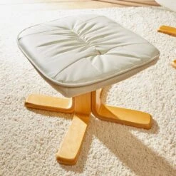 Fauteuil Relaxation + Repose-pied CHARLY -WOOOD Soldes 9a2c4640dce64388817fd76db2b86135