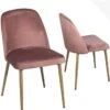 Chaise Scandinave Velours DIMA -WOOOD Soldes 9b4186d4e8b34739aeb8d70ca176c07c