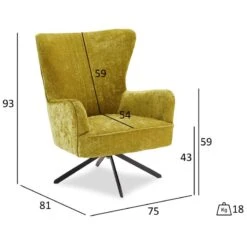 Fauteuil Bob Jaune 31 Fauteuil Bob Jaune -WOOOD Soldes 9c5f2f13238844928fa7c16518f2c955