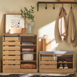 Commode à Chaussures Armoire FSB65-HG -WOOOD Soldes 9caa2f9584d0443aba0c36dc21943021