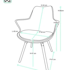 Lot De 2 Fauteuils MOTI -WOOOD Soldes 9f1bfb83ddc34294a0570af8062bf4b2