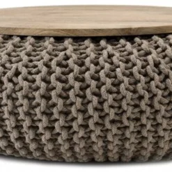 Table D'appoint Ronde En Manguier