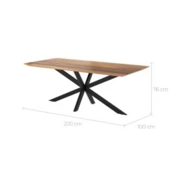Table 220 Cm Sudirman -WOOOD Soldes a613ab73a8c34c27a49d17492f710010