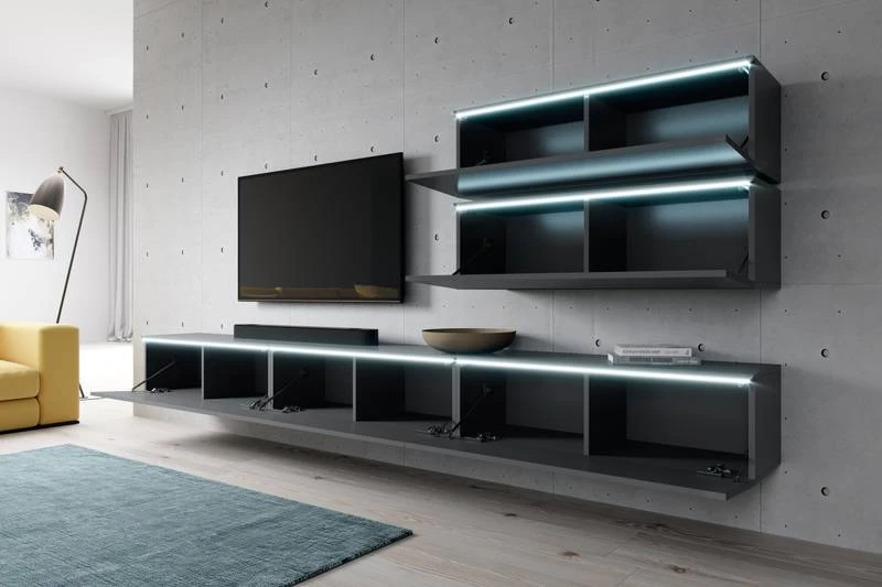 FURNIX Ensemble Meubles Bargo V Avec LED 9 FURNIX Ensemble Meubles Bargo V Avec LED – Image 7