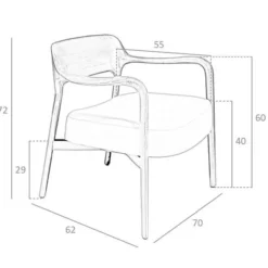 Fauteuil En Simili Cuir De Vison -WOOOD Soldes a8d280b4506349e6b0b772f09a0ef4bd