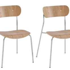 Lot De 2 Chaises LINCOLN -WOOOD Soldes ab0ea2a4b581474b8a8fe19dbe85c921