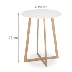 Guéridon Blanc En Bambou 17 Guéridon Blanc En Bambou -WOOOD Soldes acdbceb702694d05bb9fe1f6db720915