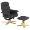 Fauteuil Relaxation + Repose-pied CHARLY -WOOOD Soldes ad9abd3ed5c648c1bfc41f7644db55f5