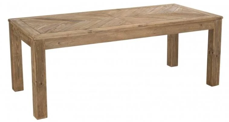 Table De Repas 200cm En Bois Recyclé 3 Table De Repas 200cm En Bois Recyclé