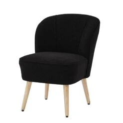Fauteuil TIVOLI Tissu Bouclette Kaki -WOOOD Soldes b04c7c4849eb4c798f3b9ed5764e7919