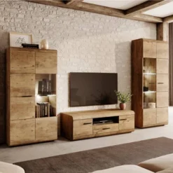 Armoire Vitrine ELEN NISKA LED 9 Armoire Vitrine ELEN NISKA LED -WOOOD Soldes b10d1eeb68bd4a5a9c00d6106743e84c