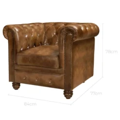 Fauteuil Chesterfield -WOOOD Soldes b141d91a19de4d64ac7ea04a9ebdef04